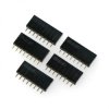 Gniazdo żeńskie 1x8 raster 2,54mm dla Arduino - 5szt.