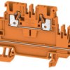 Multi level terminal block, push-in connection, 0.5-2.5 mm², 24 A, 8 kV, orange, 1547630000