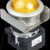 LB6MP-2T04Y LB-16mm, PL, dome, metallic, 24V AC/DC, yw