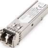 Transceiver, duplex LC, 1.25 Gbps, 550 m, SFP, multimode, silver, DN-81010