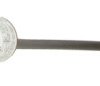 Pushbutton, illuminable, groping, waistband round, white, front ring silver gray, mounting Ø 22.5 mm, 185556