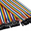 Jumper wires 40 pcs 20 cm female-to-female Arduino Raspberry GPIO