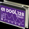 EA DOGL128B-6 LCD graphic module, 60.8 x 32.9 mm, blue