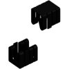 Clip-on heatsink, (L x W x H) 15.24 x 14.5 x 12.7 mm, 26 K/W, black anodized, FK 242 SA 220 O
