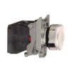 Przycisk płaski biały podświetlany bez żarówki 250V AC/DC 1 N/O + 1N/C XB4BW3165 SCHNEIDER ELECTRIC