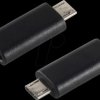 BS14-05019 USB 2.0 Micro-B connector > C socket adapter