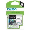 Taśma DYMO D1 nylonowa elastyczna 12mm x 3,5m (biała / czarny nadruk) [16957 / S0718040] ORYGINALNA