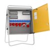 Rozdz. budowlana elBOX-XL LW63-01220C wtyk CEE 63A, gn:12xGK 230V 16A 2xCEE 16A 2xCEE 32A 1xCEE 63A 5xRCCB 6kA licznik 75419612