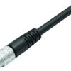 Sensor actuator cable, M9-cable plug, straight to open end, 8 pole, 5 m, PUR, black, 1 A, 79 1425 15 08