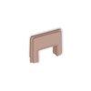ICON MINI Zaślepka z wpustem do korytka 25x15 mm do puszki natynkowej pojedynczej PUK-1 i PUZ-1 łososiowy 62ZAPUKZ-3 KARLIK