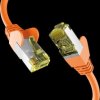 EC020200103 Patch cable, Cat.6a, S/FTP PiMF, 0.25 m, orange