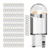 100x Żarówka LED COB W5W T10 12V Biała T10 HPC 360 Sferyczna Techniczna