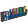 Sealey AK282D Multi-coloured Deep Socket Set 12pc 1/4"sq Drive Metric