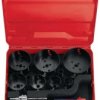 Zestaw otwornic HS-MU 22-127mm z 5-cioma wiertłami prowadzącymi w walizce HS Hilti / HS-MU Multicut (15)