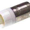 Lampka kontrolna Biały 12V ac/dc BA9s LED średnica 9.6mm długość 24mm