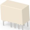 Relay, 2 Form C (NO/NC), 220 V (DC), 250 V (AC), 578 Ω, 2 A, 220 V (DC), 250 V (AC), bistable, 3-1393788-9