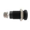 Złącze bananowe Żeńskie Gwint M4 Czarny Schutzinger rozmiar 4 mm 1kV 32A Nikiel