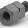 Threaded bolt, UNC 4-40 for D-Sub, 828102-1