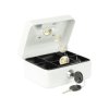 Burg Wächter MONEY 5012 Cash Box White Slot for Coins Includes 2 Keys