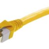 Patch cable, RJ45 plug, straight to RJ45 plug, straight, Cat 5e, PUR, 1 m, yellow, 09487777755010