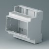 PC DIN rail enclosure, (L x W x H) 58 x 88 x 90 mm, light gray, B6704103