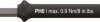 Trzon wymienny Phillips do easyTorque seria 28591 PH0x110mm / max. 0,9Nm 46886