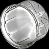Dome top, Ø 80 mm, clear for LUMAWISE Endurance S series, 1-2328823-3
