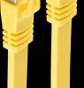 BS08-42002 Patch cable, Cat.8.1, U/FTP, flat, 0.25m, yellow