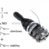 Joystick 4 pozycyjny; chwilowy; 4xNO+ NO reset st.