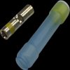 Butt connector with heat shrink insulation, 0.61-1.21 mm², AWG 20 to 16, transparent blue, 29.21 mm, 650082-000