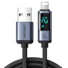 Kabel USB/Lightning JAYROOM 1,2m Z wyświetlaczem LED S-AL012A16 iPhone