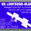Wyświetlacz graficzny Display Elektronik EAEDIP320B-8LW biały 320 x 240 Pixel (S x W x G) 137.80 x 105.30 x 10.1 mm