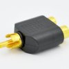 Adapter RCA (chinch) wtyk / 2x gniazdo