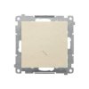 Simon 55 Łącznik schodowy (moduł) 10 AX, 250 V~, szybkozłącza Szampański mat TW6.01/144
