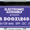 EA DOGXL240B-7 Graphic module with display RAM, 84 x 42.9 mm, 240 x 128 dots, b