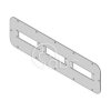 Płyta kołnierzowa FP-AX/AE 534|149-3, z 3 otworami 36x112 mm poziomo, 43842