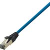 kabel LAN LogiLink CQ8026S, 1 szt., RJ45, CAT 8.1, S/FTP, 0.50 m, niebieski
