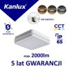 Plafoniera LED BENO 12-18W CCT-L W max 2000lm 3000-4000K ciepła/neutralna IP65 IIkl. 5 lat gwar. biały 38776