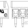 TE Connectivity 1776275-4 TE AMP Eurostyle Terminal Blocks, 1 szt.
