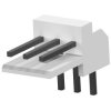Pin header, 3 pole, pitch 2.5 mm, angled, natural, 171826-3