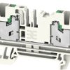 Through terminal block, snap-in, 4.0 mm², 32 A, 8 kV, gray, 3112280000