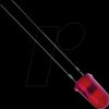 L-56BID Flashing LED, 5 mm, wired, 2-pin, red, 80 mcd, 60°
