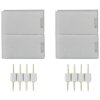 Paulmann 70489 YourLED ECO Connector 1.4x1.35 cm 2 pcs Clip-to-Clip Use