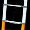 7063650 Telescopic ladder GIRAFFE AIR 2.63 m, with soft close and anti-s