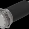 Vandal-proof pushbutton, silver, unlit , 0.6 A/35 V, mounting Ø 22 mm, IP65/IP67, 82-6657.1000