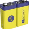 Alkali manganese-battery, 9 V, 6LR61, 9V, 9 V block, BYB-6-30A2012