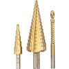 kwb 525890 Countersink set 3 pc HSS Drills titanium-nitride for Metal