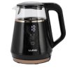 Czajnik 1l szkło/cz 360deg; 1100W reg.temp.Lund 7528