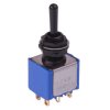 5647CDGB APEM Black (On)-Off-(On) Momentary 6.35mm Miniature Toggle Switch DPDT
