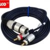 PRZEWOD XLRX2RCA 1,5M MKR08